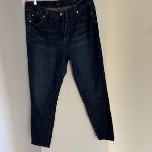 Tahari Dark Indigo Skinny Jeans